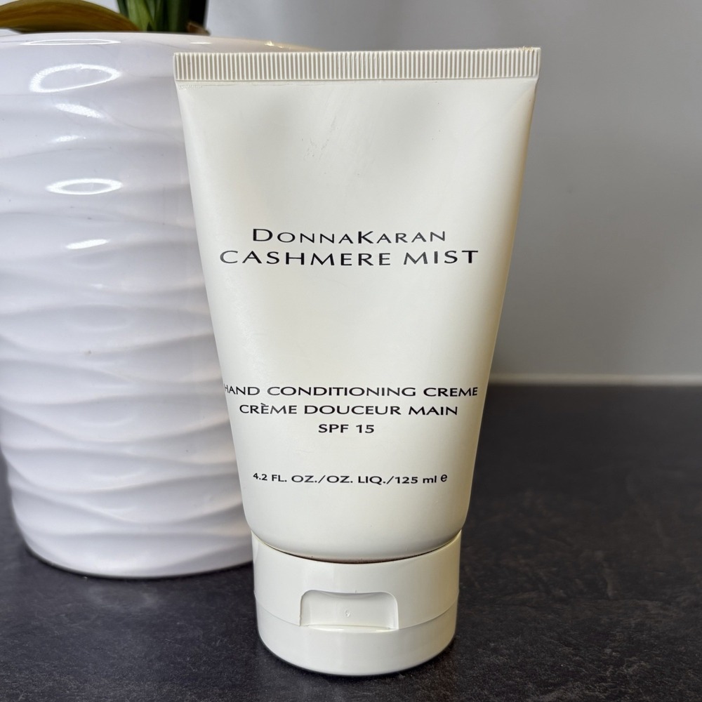 NEW Donna Karan Cashmere Mist 4.2 oz Hand Conditioning Crème SPF 15